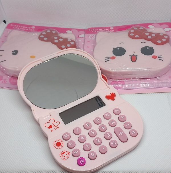 CALCULADORA CON ESPEJO HELLO KITTY